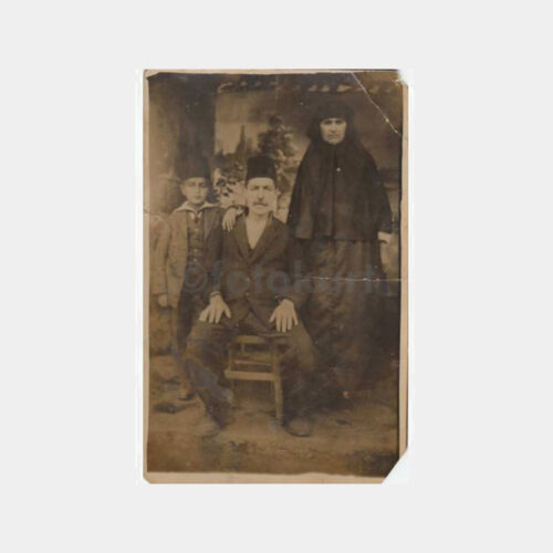 1924 Aile Konulu -Arka Plan- Fotoğraf