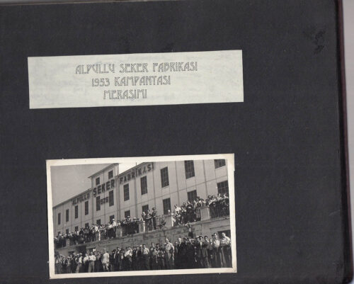 1953 Kırklareli Alpullu Şeker Fabrikası Fotoğraf Albümü - Görsel 2