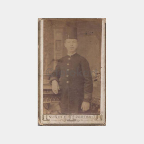 1901 Askeri Öğrenci Konulu Kabinet Fotoğraf