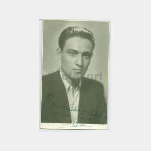 1939 Bartın - Foto Suat Portre Bay Fotoğraf
