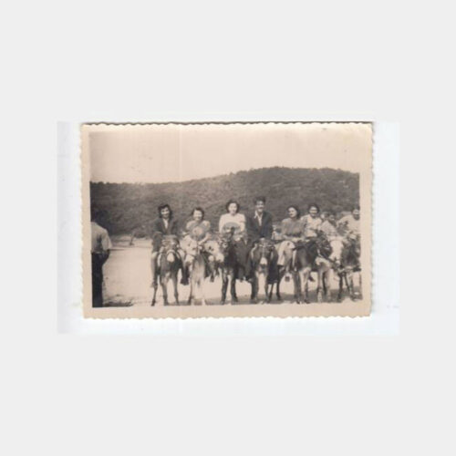 1940 Büyükada Eşekli Gezi Konulu Fotoğraf