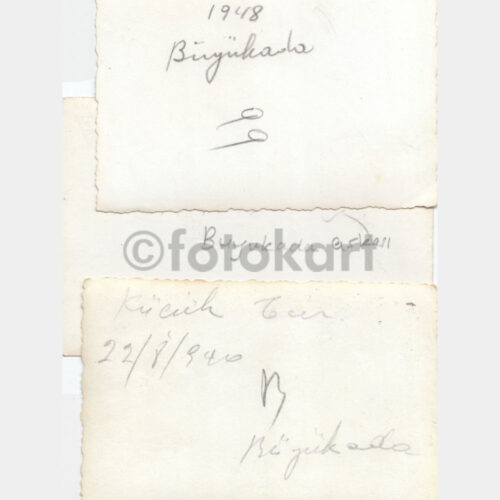 1948 Büyükada Gezisi Konulu 5 Adet Fotoğraf - Görsel 6