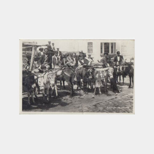 1933 Büyükada Eşekli Gezi Nadir Kartpostal