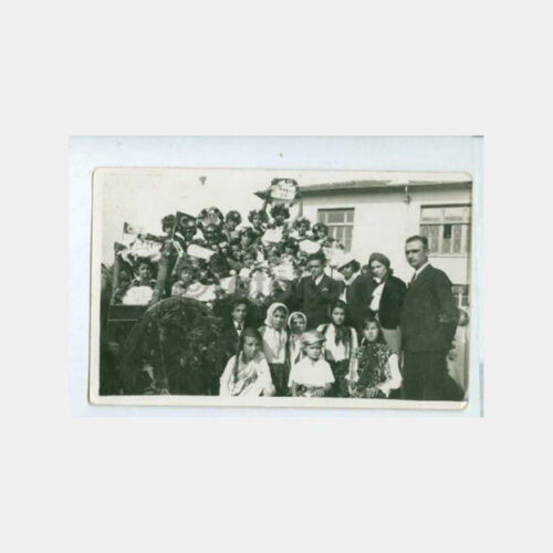 1937 Cumhuriyet 14. Yıl Öğrenciler Fotoğraf