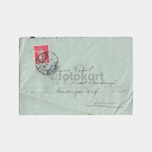 1941 Galata Damgalı Mersin Varışlı 2 Adet Mektup