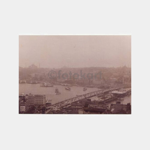 1970 Galata Köprüsü Konulu Fotoğrafı