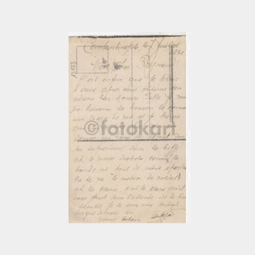 1921 Galata Köprüsü Görünüş Kartpostal - Görsel 2