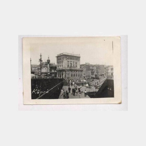 Galata Köprüsü Karaköy Görünüş Tebrik Fotokart