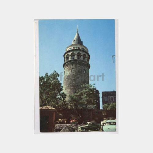 İstanbul Galata Kulesi Görünüş Kartpostal
