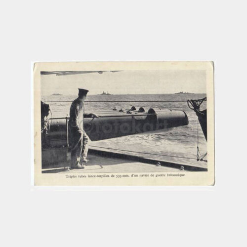 1940 Rodney İngiliz Savaş Gemisi Kartpostal