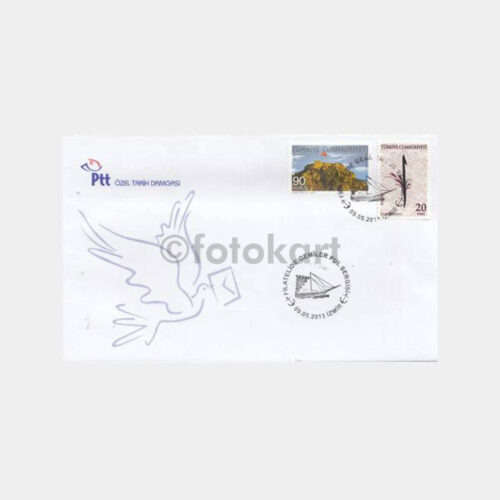 2013 Filatelide Gemiler Pul Sergisi Konulu FDC