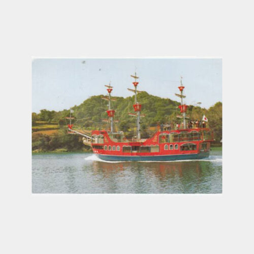 1988 Japonya Gemi Konulu Damgalı Kartpostal