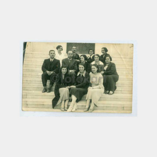 1930 Foto Cemil - Unkapanı Hoca Grubu Fotoğraf