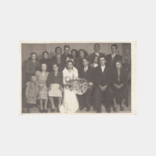 1959 İzmir Düğün Ailesi Fotoğraf