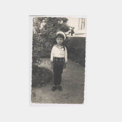 İzmir Şapkalı Denizci Çocuk Görünüş Fotoğraf
