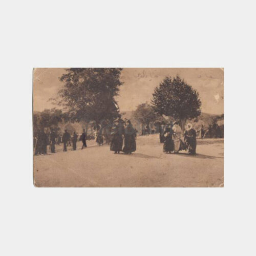 1920 İstanbul Piknik Kadınlar Konulu Kartpostal