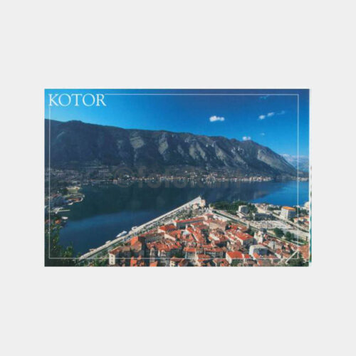 1990 Karadağ Kotor Görünüş Kartpostal