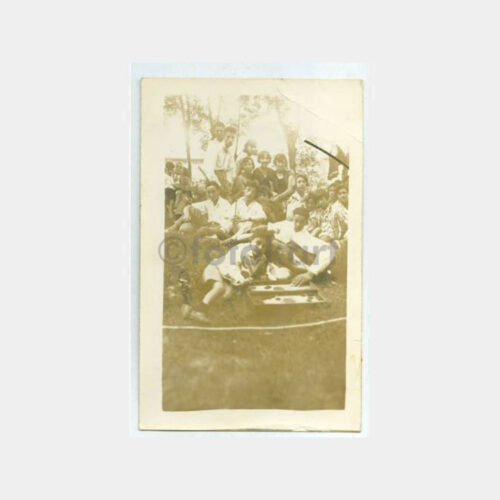 1933 Mesire Yerinde Tavla Oynayanlar Fotoğraf