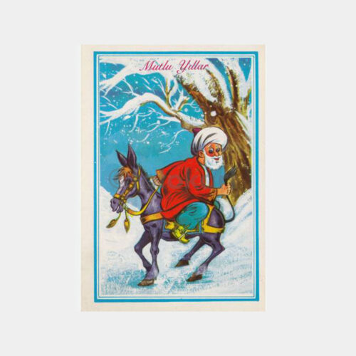 Nasreddin Hoca Konulu Tebrik Kartpostal