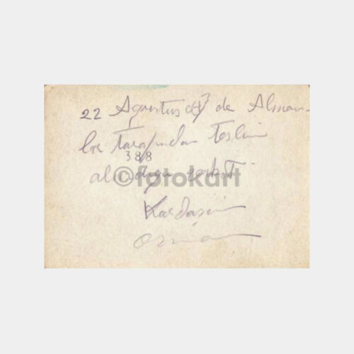 1943 Nimet-Allah Yatı Konulu Orijinal Fotoğraf - Görsel 2