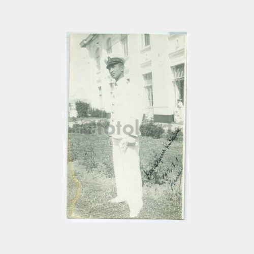 1928 Deniz Talebesi Okul Önünde Fotoğraf