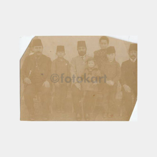 1900 Osmanlı Tipler Grup Konulu Fotoğraf