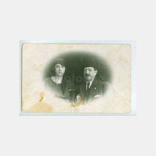 1918 Osmanlı Aile Stüdyo Fotoğraf