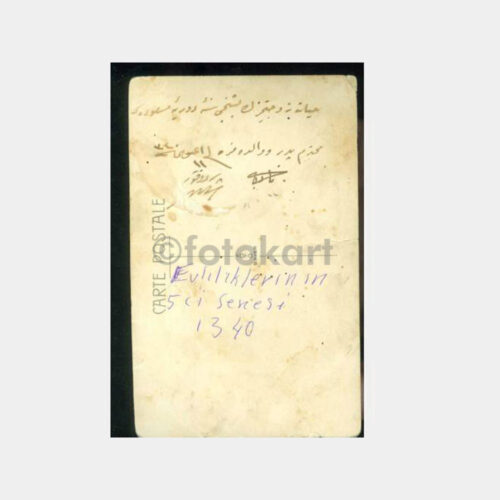 1918 Osmanlı Aile Stüdyo Fotoğraf - Görsel 2