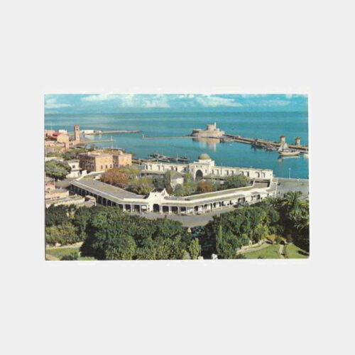1960 Rodos Adası Görünüş Kartpostal