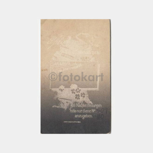 1940 Saraybosna Stüdyo Fotoğraf Kartonu - Görsel 2