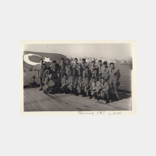 1969 Türk Subayları Libya Ziyareti Konulu Fotoğraf