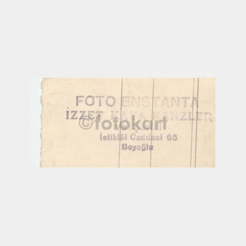 1930 Beyoğlu İzzet Kanzler - Subay Stüdyo Fotoğraf - Görsel 2