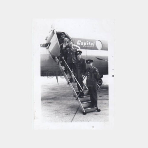 1961 Capital Airlines Uçak Subaylar Konulu Fotoğraf