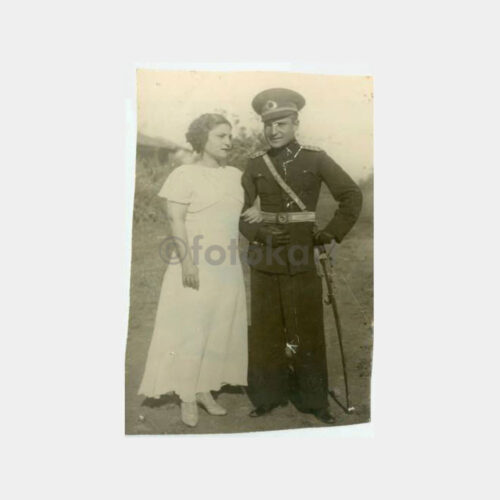 1930 Subay ve Nişanlısı Konulu Fotoğraf