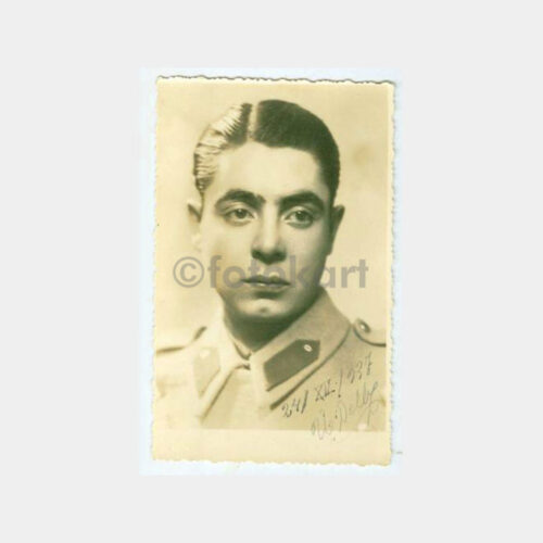 1937 Subay Öğrenci İmzalı Fotoğraf