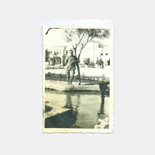 1936 Orhaniye Topçu Kışlasında Subay Fotoğraf