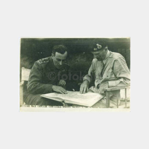 İngiliz Savaş Ofisi Subaylar Belgesel Fotoğraf