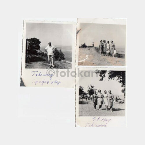 1964 Tekirdağ Topağaç Gezisi Konulu 3 Adet Albüm Fotoğraf