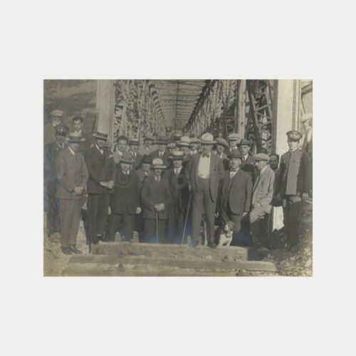1920'ler Ankara Başköy Tren Köprüsü ve Demiryolu Teftiş Heyeti Fotoğraf Albümü