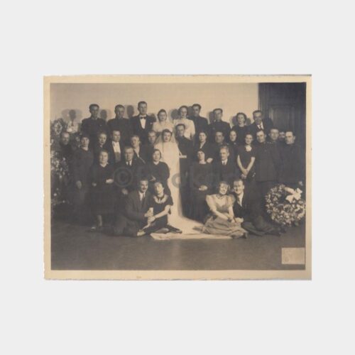 1940 Foto Sabah - Ünlü Aile Düğünü Konulu Fotoğraf