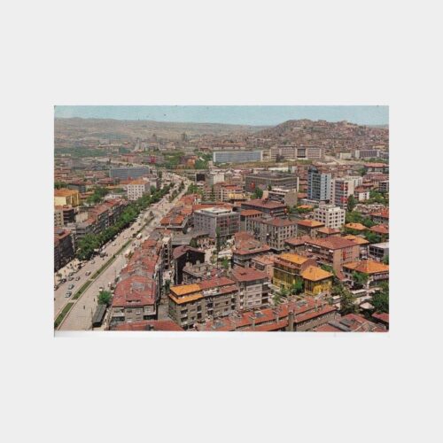 1975 Ankara Kızılay Caddesi Görünüş Kartpostal