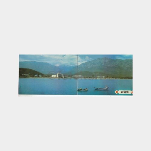 1989 Antalya Kemer Panoramik Görünüş Kartpostal