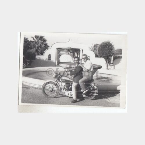 Antalya Park Motorsikletli Bay Konulu 2 Adet Fotoğraf