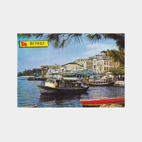 1978 İstanbul Beykoz Sahili Görünüş Kartpostal