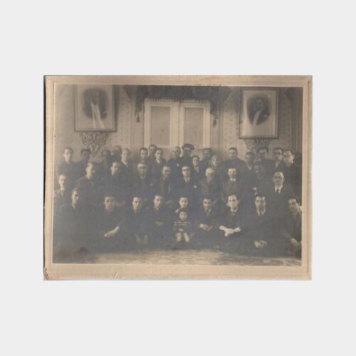 1940 Beyoğlu Foto Etem - Atatürk -İnönü Resimli Grup Fotoğraf