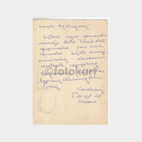 1974 Bodrum Konulu Manisa Damgalı Antiye Posta Kartı - Görsel 2