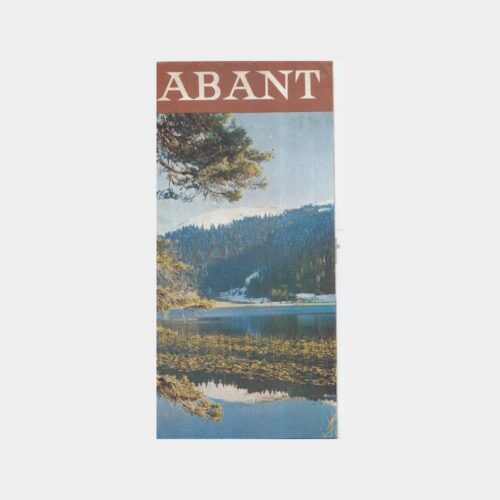 1969 Bolu Abant Turistik Broşür