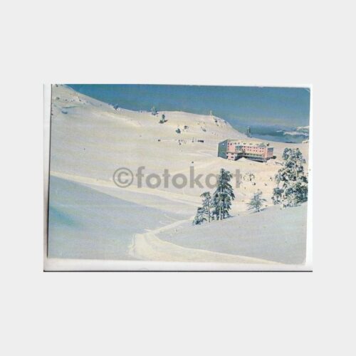 1978 Bolu Kartalkaya Kayak Merkezi Görünüş Kartpostal