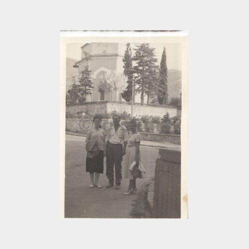 1950 Bursa Yeşil Türbe Önünde Fotoğraf