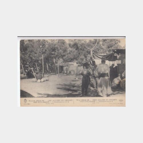 1914 Çanakkale Savaşı Seddülbahir Sahra Çadırları Kartpostal